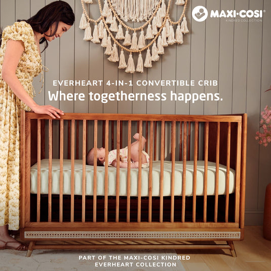 maxi cosi kindred Maxi-Cosi Nursery Everheart 4-in-1 Convertible Crib with Toddler Bed/D – Babinski's Baby
