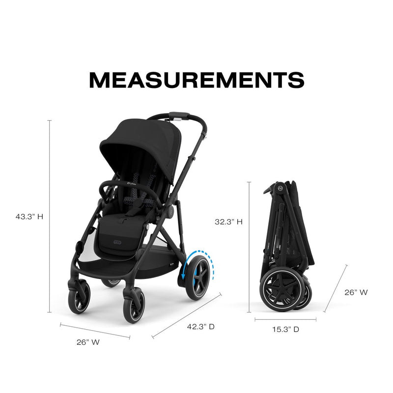 Load image into Gallery viewer, Cybex e-Gazelle S Electronic Assist Single-to-Double Stroller
