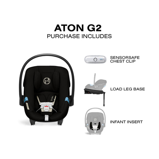 Cybex Aton G2 Infant Car Seat + Load Leg Base