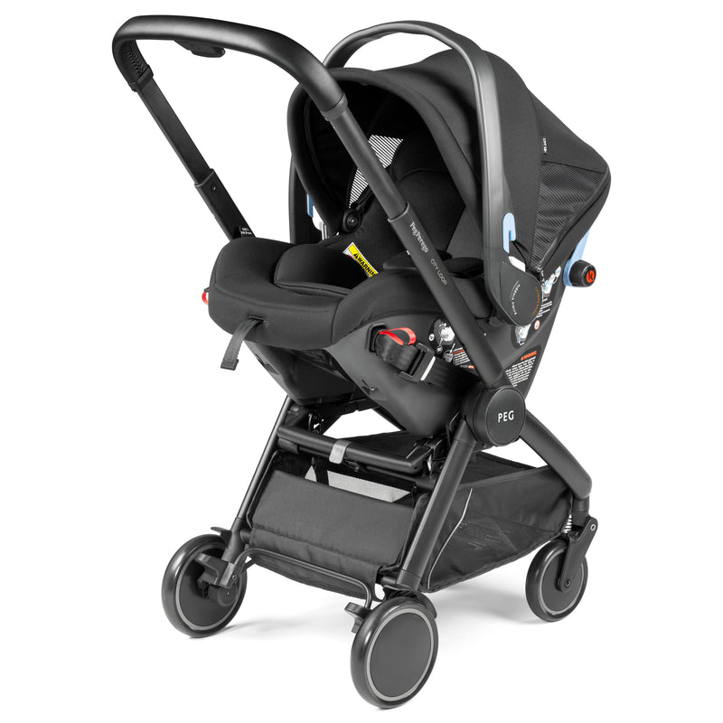 Load image into Gallery viewer, PEG City Loop Chassis + Urban Mobility Infant Car Seat Combo
