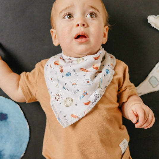 Copper Pearl Baby Bandana Bibs | Neil