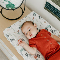 Copper Pearl Premium Knit Diaper Changing Pad Cover | Jo