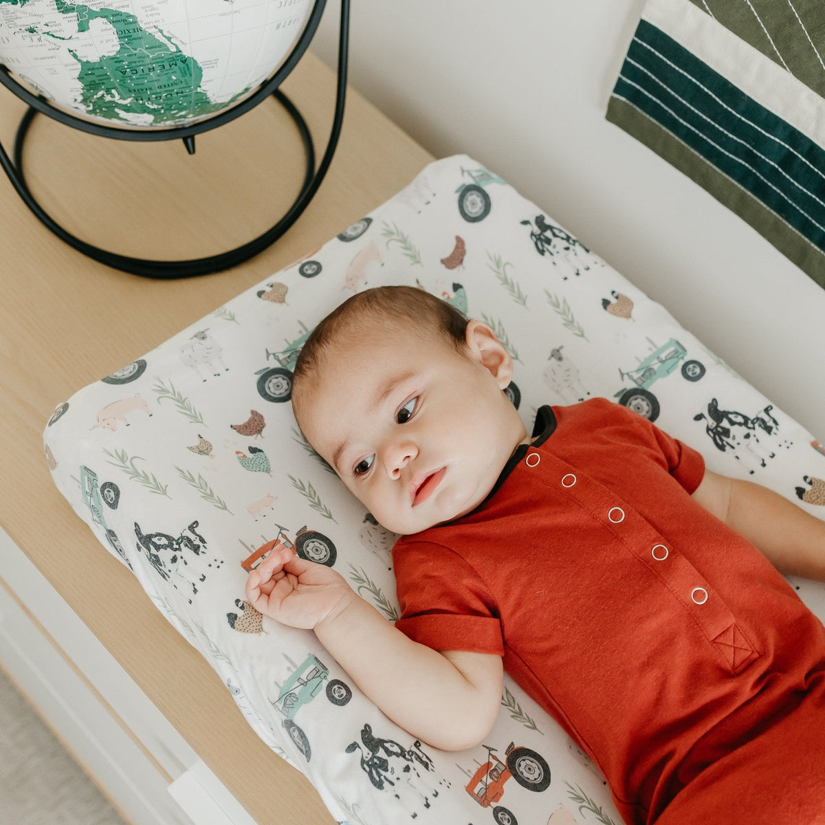 Copper Pearl Premium Knit Diaper Changing Pad Cover | Jo