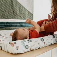 Copper Pearl Premium Knit Diaper Changing Pad Cover | Jo