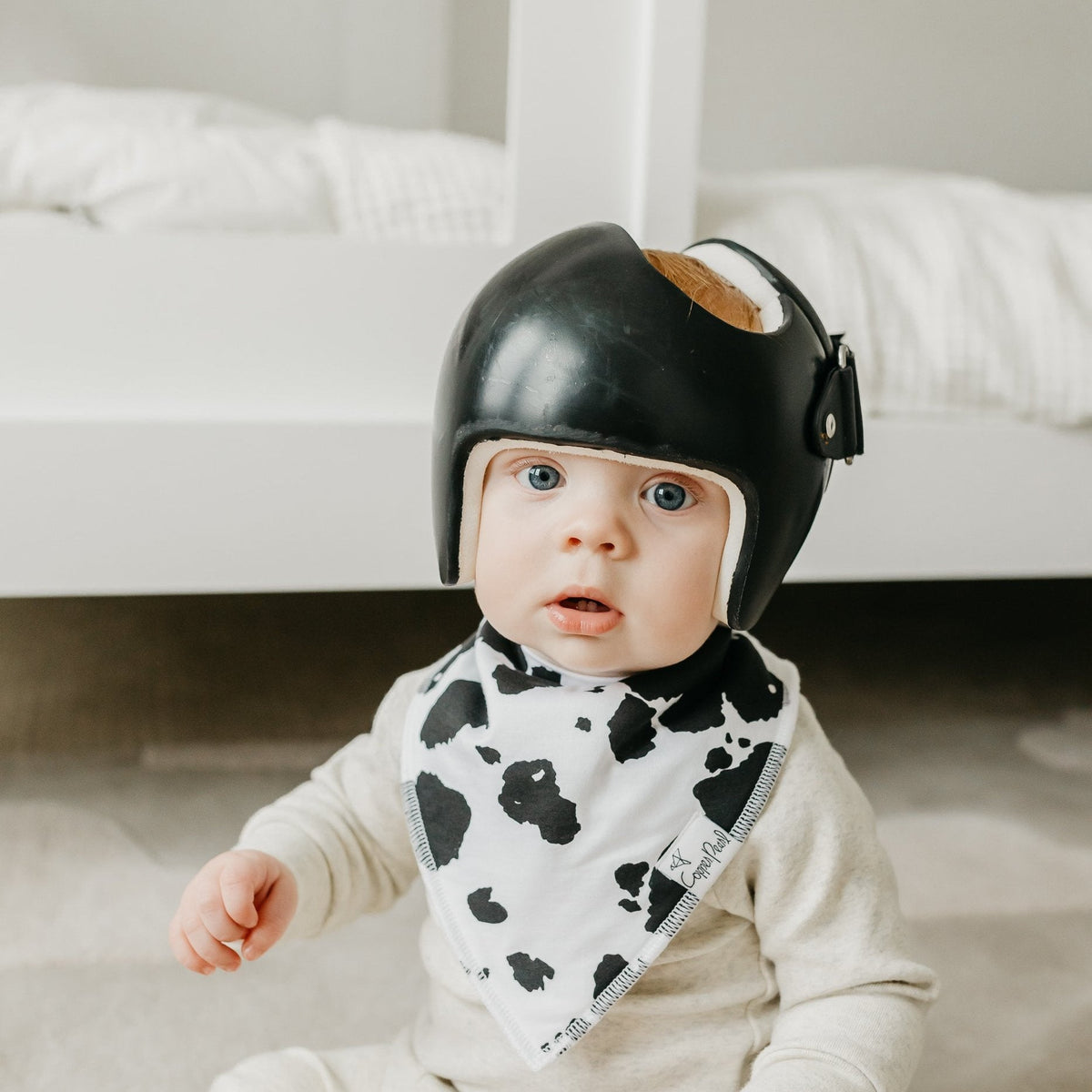Copper Pearl Baby Bandana Bibs | Jo