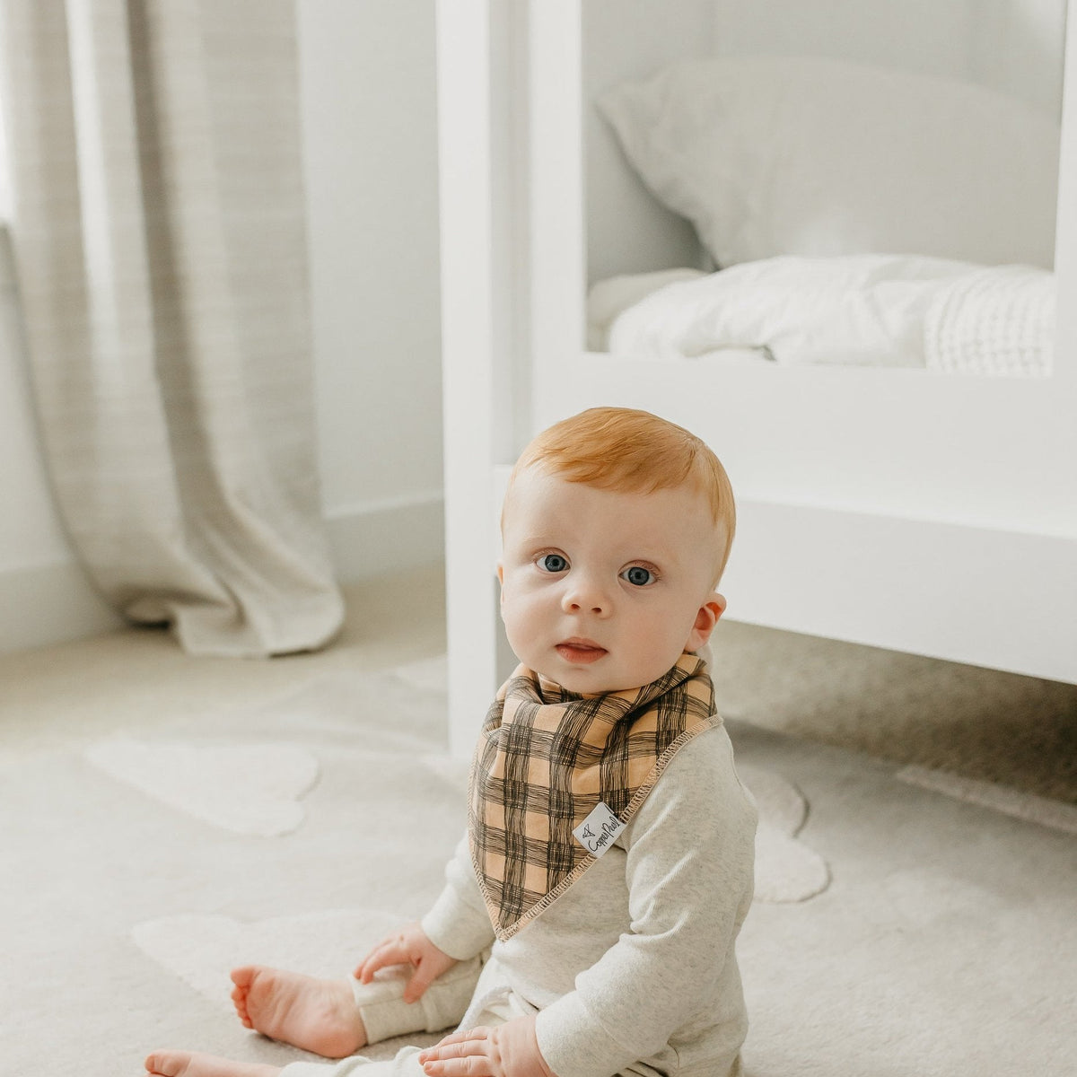 Copper Pearl Baby Bandana Bibs | Jo