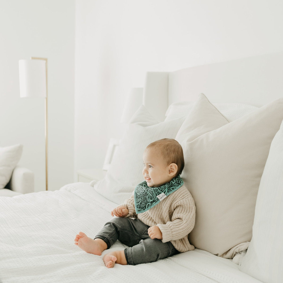 Copper Pearl Baby Bandana Bibs | Jo