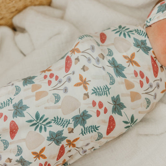 Copper Pearl Knit Swaddle Blanket | Ivy