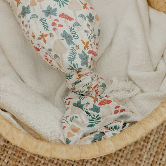 Copper Pearl Knit Swaddle Blanket | Ivy