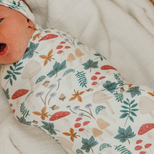 Copper Pearl Knit Swaddle Blanket | Ivy