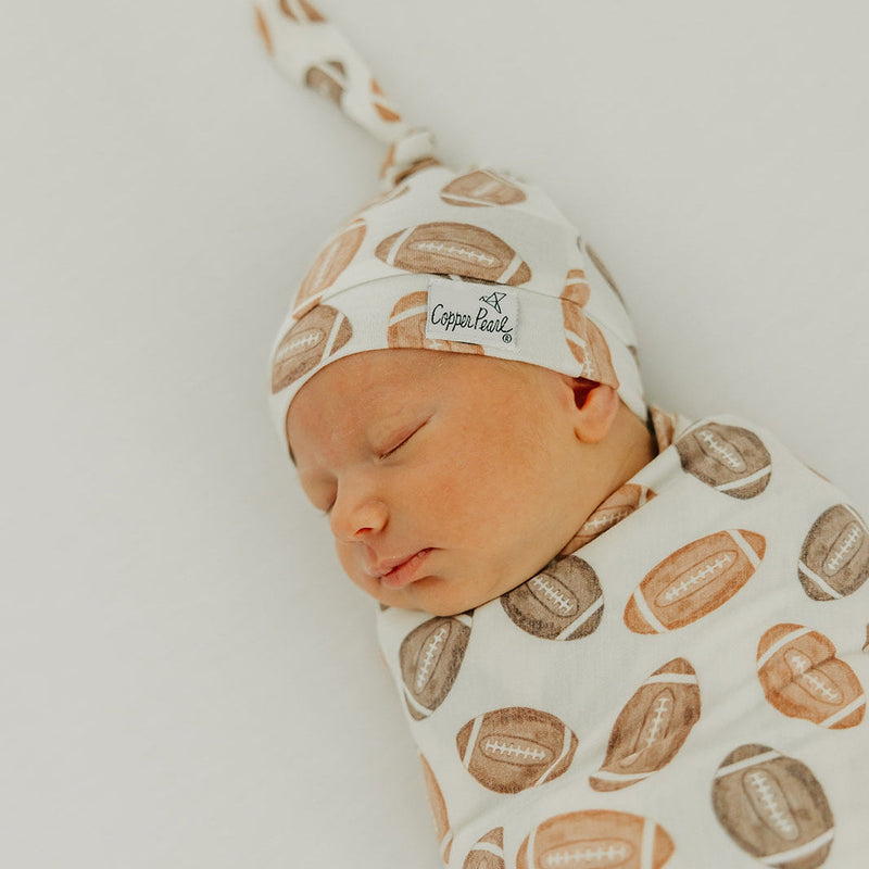 Load image into Gallery viewer, Copper Pearl Knit Swaddle Blanket | Blitz
