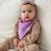 Copper Pearl Baby Bandana Bibs | Flora