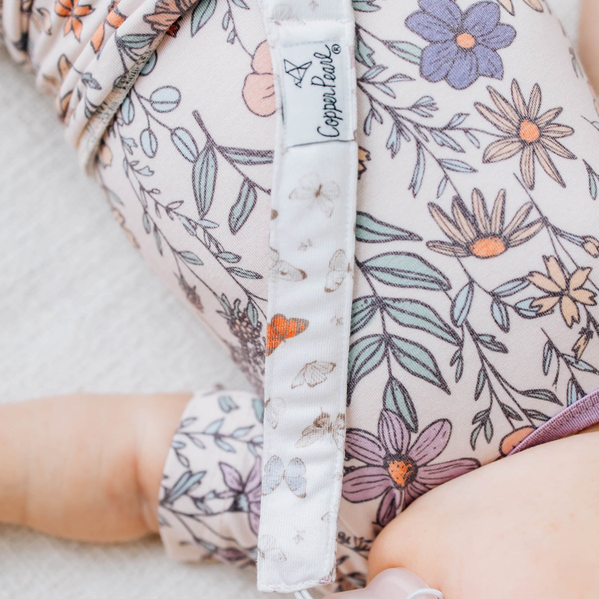 Copper Pearl Binky Clips | Flora