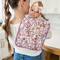 Copper Pearl Premium Burp Cloths | Flora