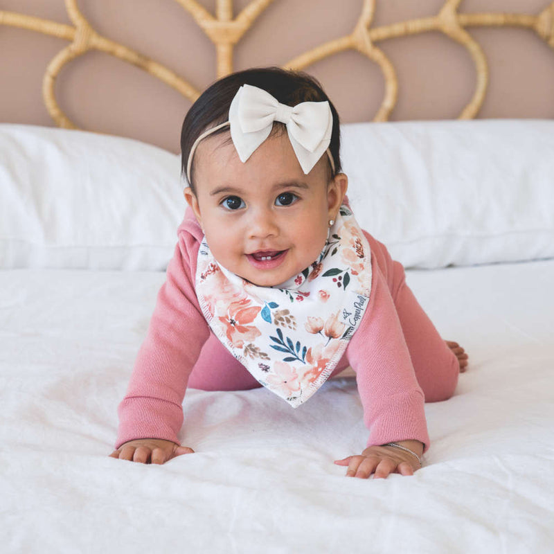 Load image into Gallery viewer, Copper Pearl Baby Bandana Bibs | Autumn
