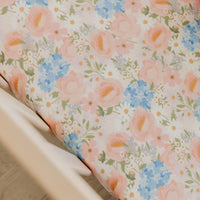 Copper Pearl Premium Knit Fitted Crib Sheet | Penelope