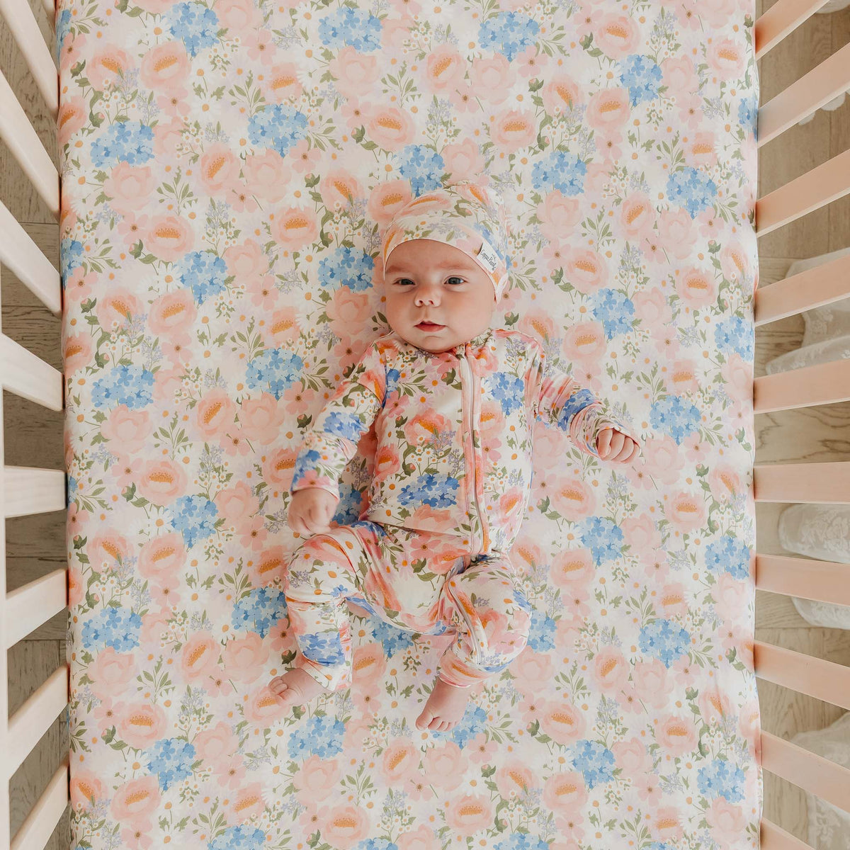 Copper Pearl Premium Knit Fitted Crib Sheet | Penelope