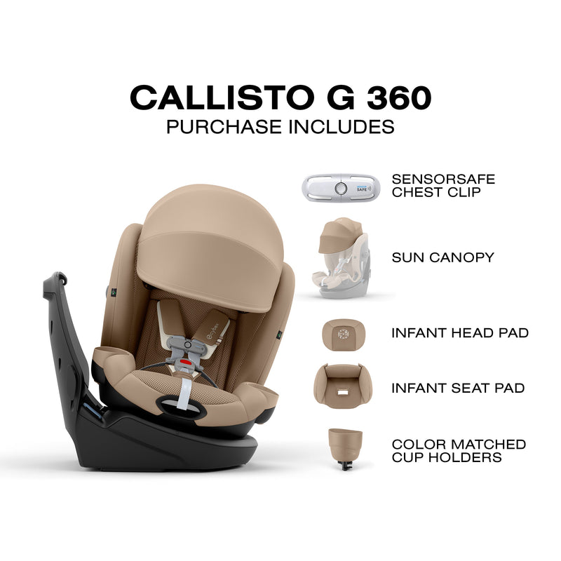 Load image into Gallery viewer, Cybex Callisto G 360 Rotating All-in-One Car Seat
