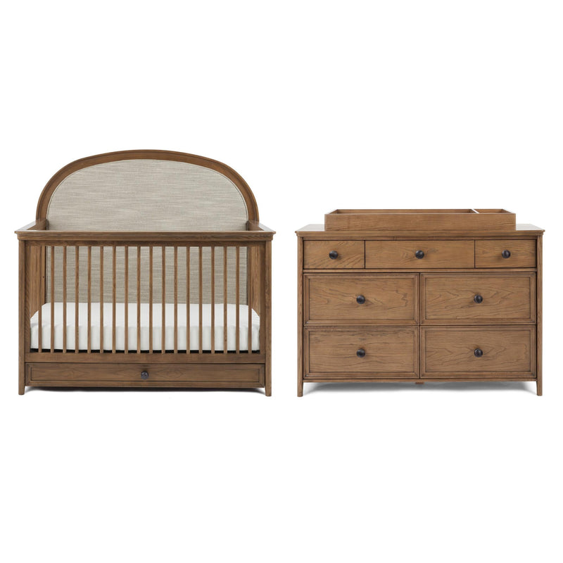 Load image into Gallery viewer, Maxi-Cosi Nursery Quiet Luxury 6-in-1 Convertible Crib with Toddler Bed/Daybed Conversion Kit
