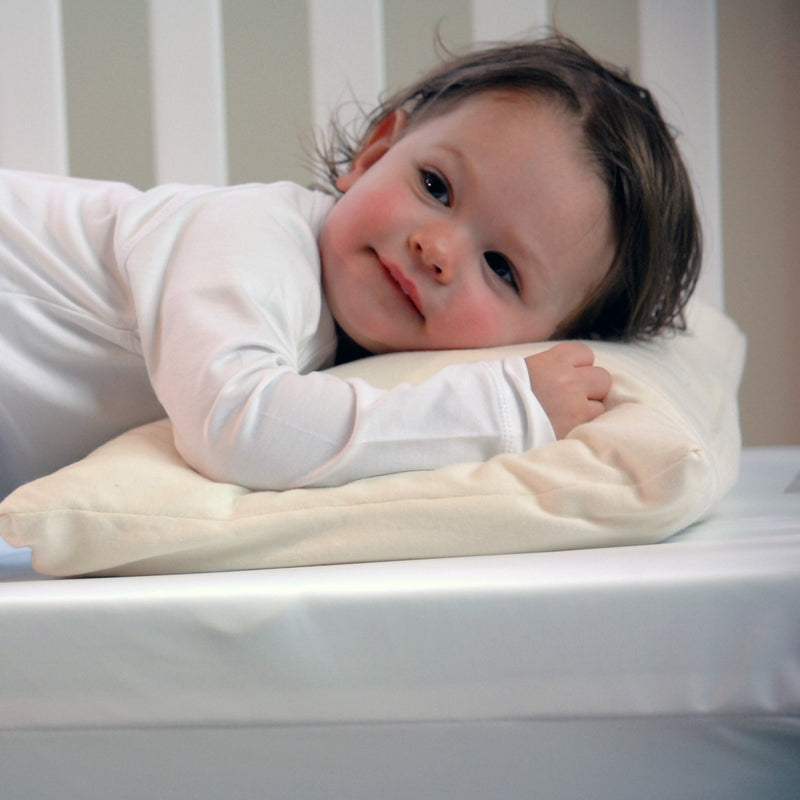 Load image into Gallery viewer, Moonlight Slumber Little Dreamer Toddler Pillow with Organic Cover
