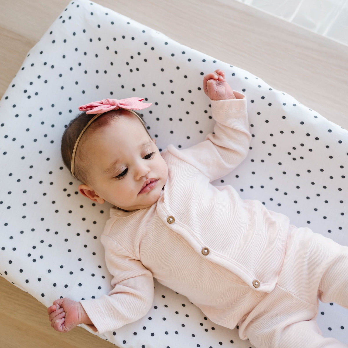 Copper Pearl Premium Knit Diaper Changing Pad Cover | Willow