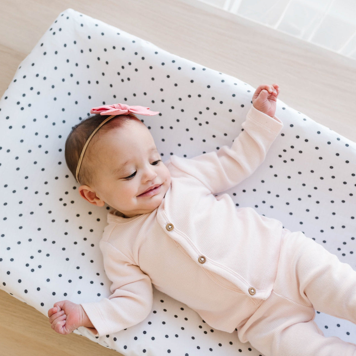 Copper Pearl Premium Knit Diaper Changing Pad Cover | Willow