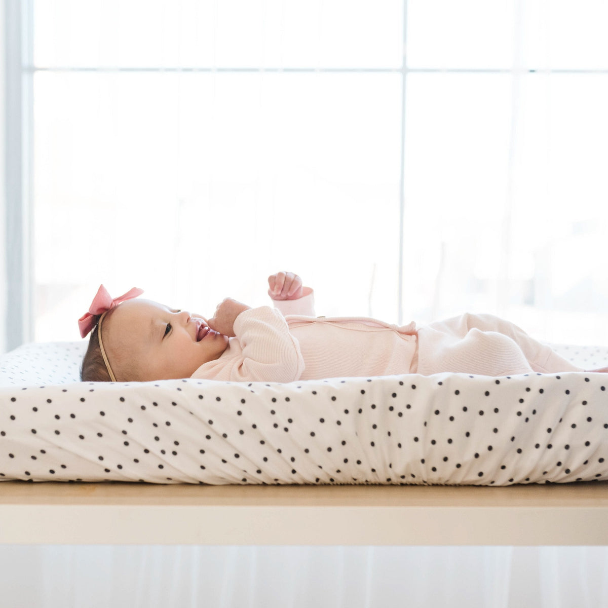 Copper Pearl Premium Knit Diaper Changing Pad Cover | Willow