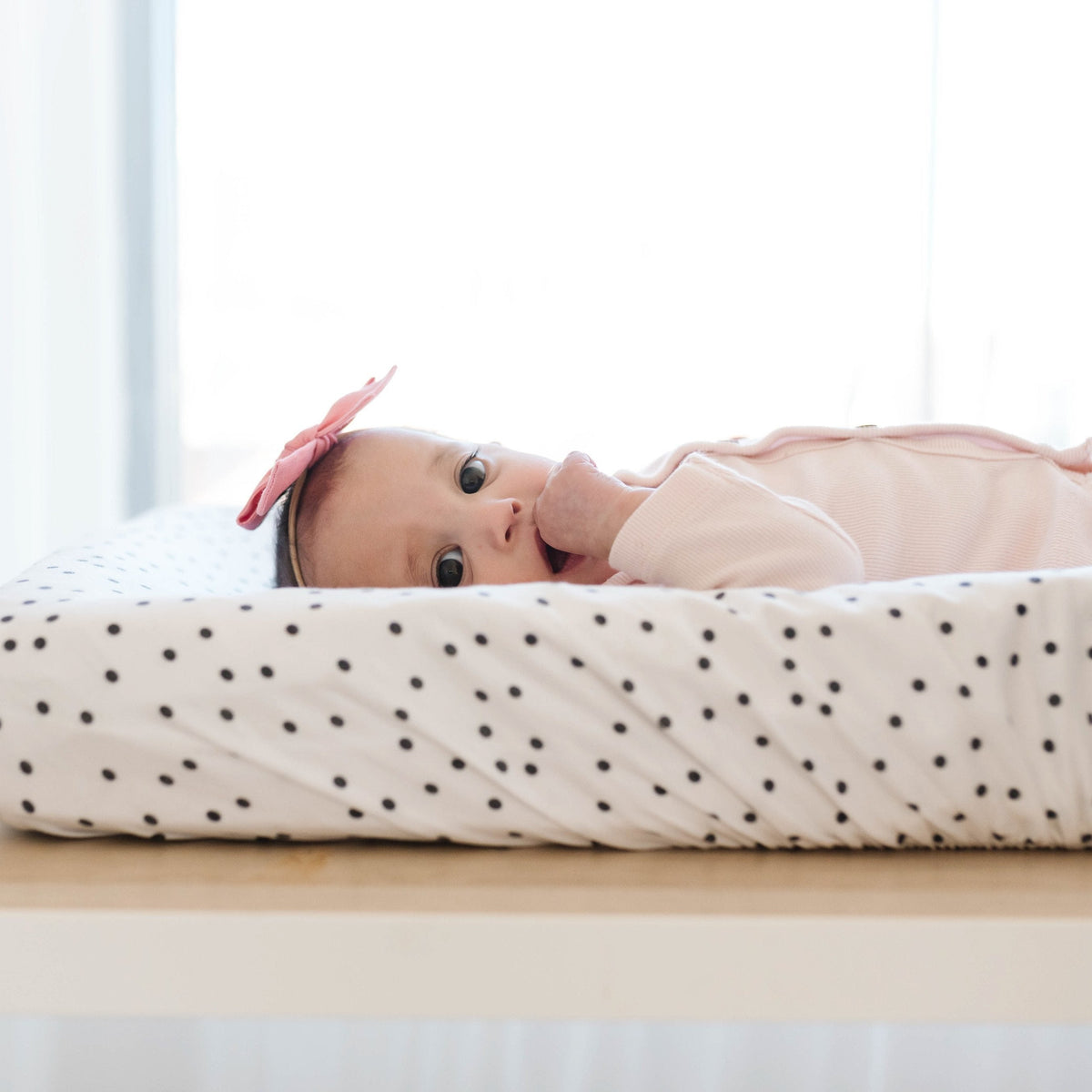 Copper Pearl Premium Knit Diaper Changing Pad Cover | Willow