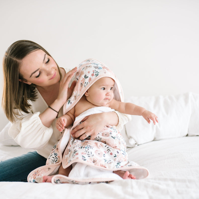 Load image into Gallery viewer, Copper Pearl Premium Baby Knit Hooded Towel | Autumn
