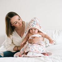 Copper Pearl Premium Baby Knit Hooded Towel | Autumn