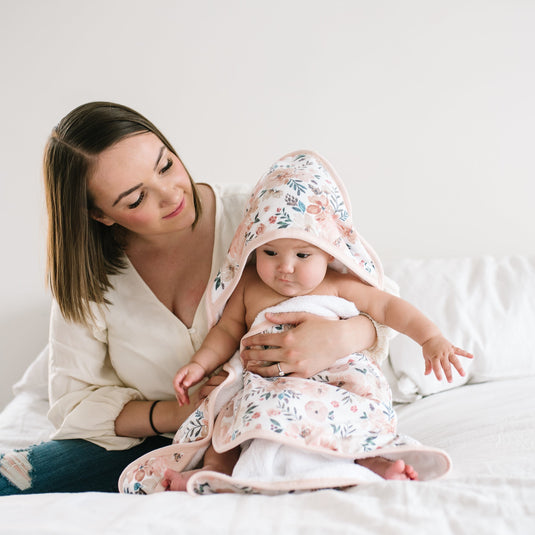 Copper Pearl Premium Baby Knit Hooded Towel | Autumn