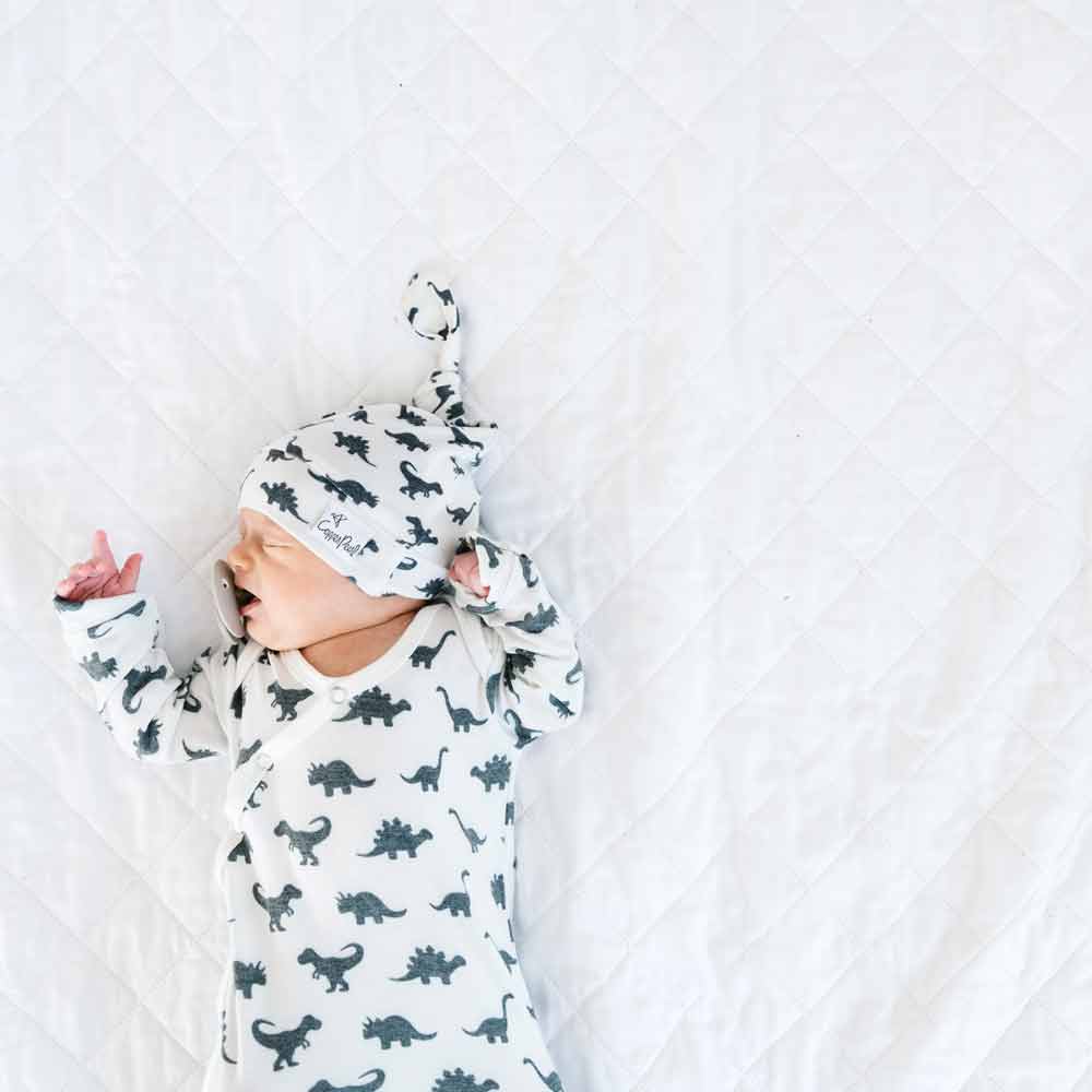 Copper Pearl Newborn Knotted Gown | Wild