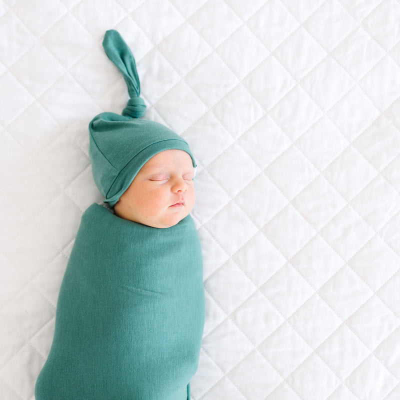 Load image into Gallery viewer, Copper Pearl Knit Swaddle Blanket | Journey
