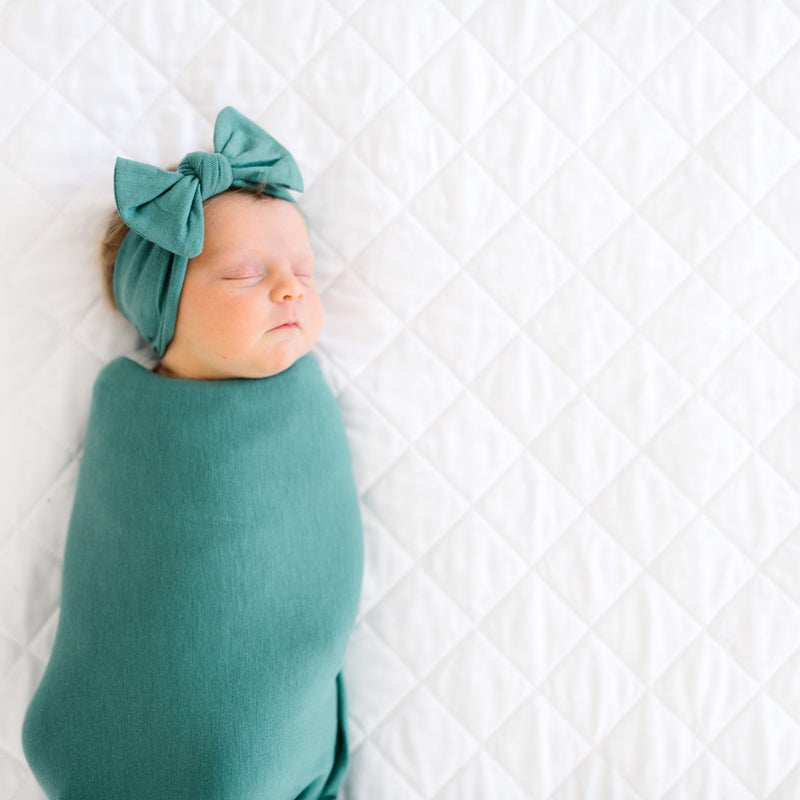 Load image into Gallery viewer, Copper Pearl Knit Swaddle Blanket | Journey
