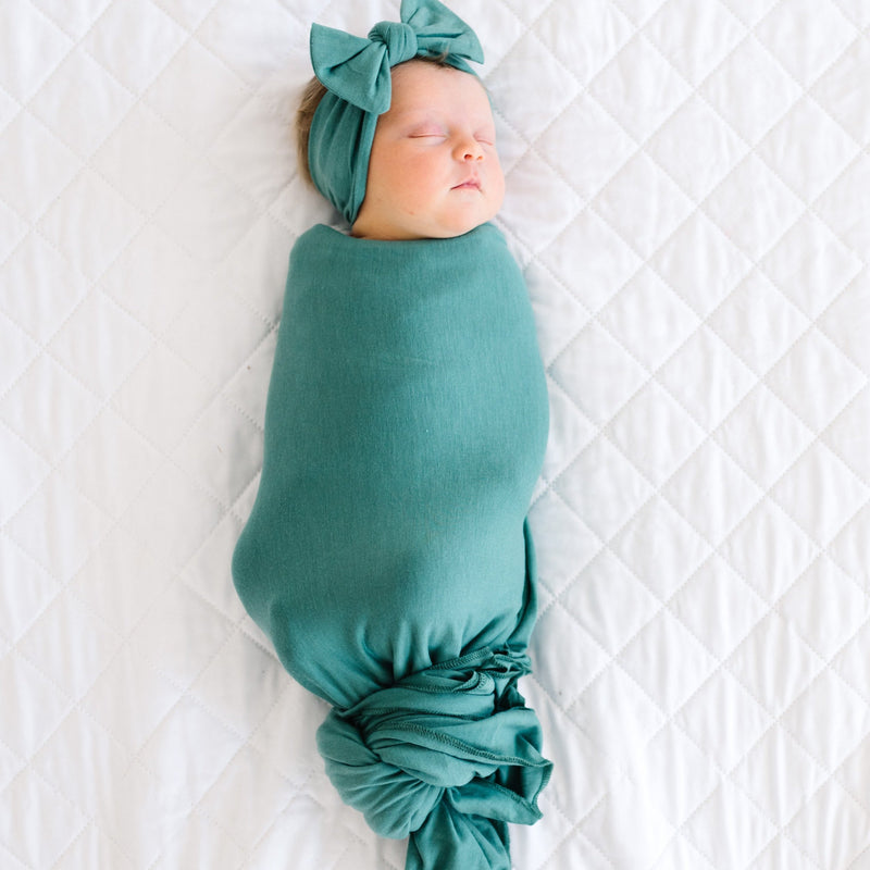 Load image into Gallery viewer, Copper Pearl Knit Swaddle Blanket | Journey
