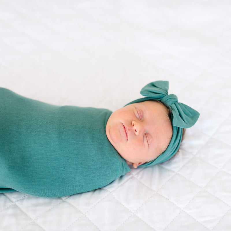 Load image into Gallery viewer, Copper Pearl Knit Swaddle Blanket | Journey
