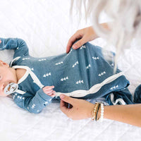 Copper Pearl Newborn Knotted Gown | North