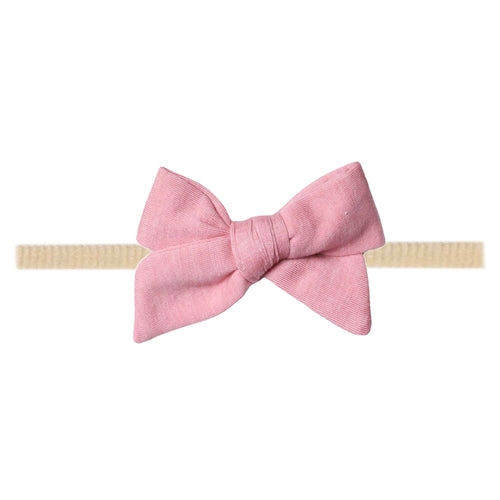 Copper Pearl Classic Nylon Bow | Darling