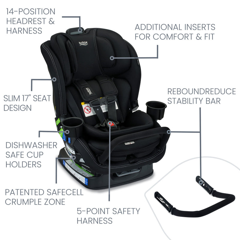 Load image into Gallery viewer, Britax Poplar S Convertible 2-in-1 Car Seat with ClickTight
