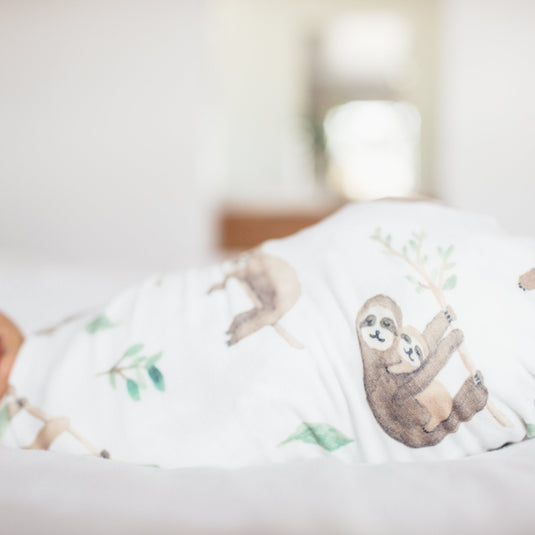 Copper Pearl Knit Swaddle Blanket | Noah