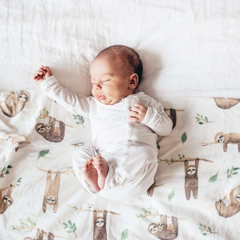 Load image into Gallery viewer, Copper Pearl Knit Swaddle Blanket | Noah
