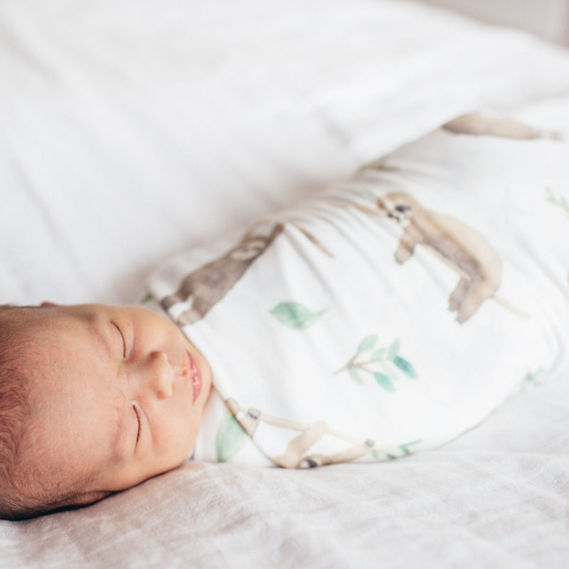 Load image into Gallery viewer, Copper Pearl Knit Swaddle Blanket | Noah
