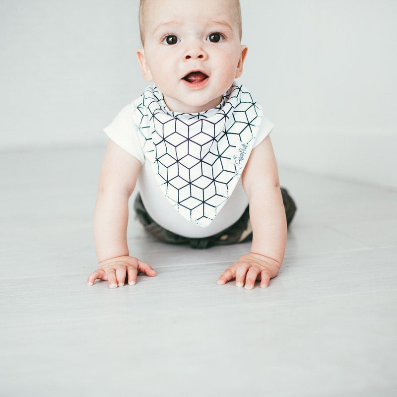 Load image into Gallery viewer, Baby Bandana Bibs - Wild - Copper Pearl - 4
