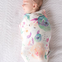 Copper Pearl Knit Swaddle Blanket | Bloom
