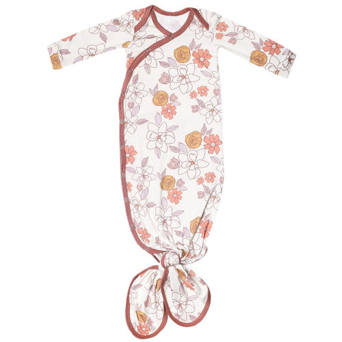 Copper Pearl Newborn Knotted Gown | Ferra