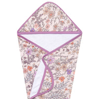 Copper Pearl Premium Baby Knit Hooded Towel | Flora