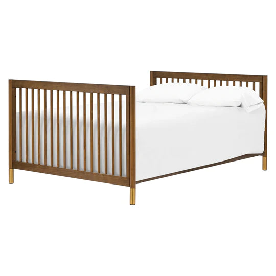 Load image into Gallery viewer, Babyletto Gelato 4-in-1 Convertible Crib#Color_Natual Walnut/Gold Feet
