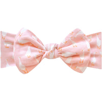 Copper Pearl Knit Headband Bow | Goosie