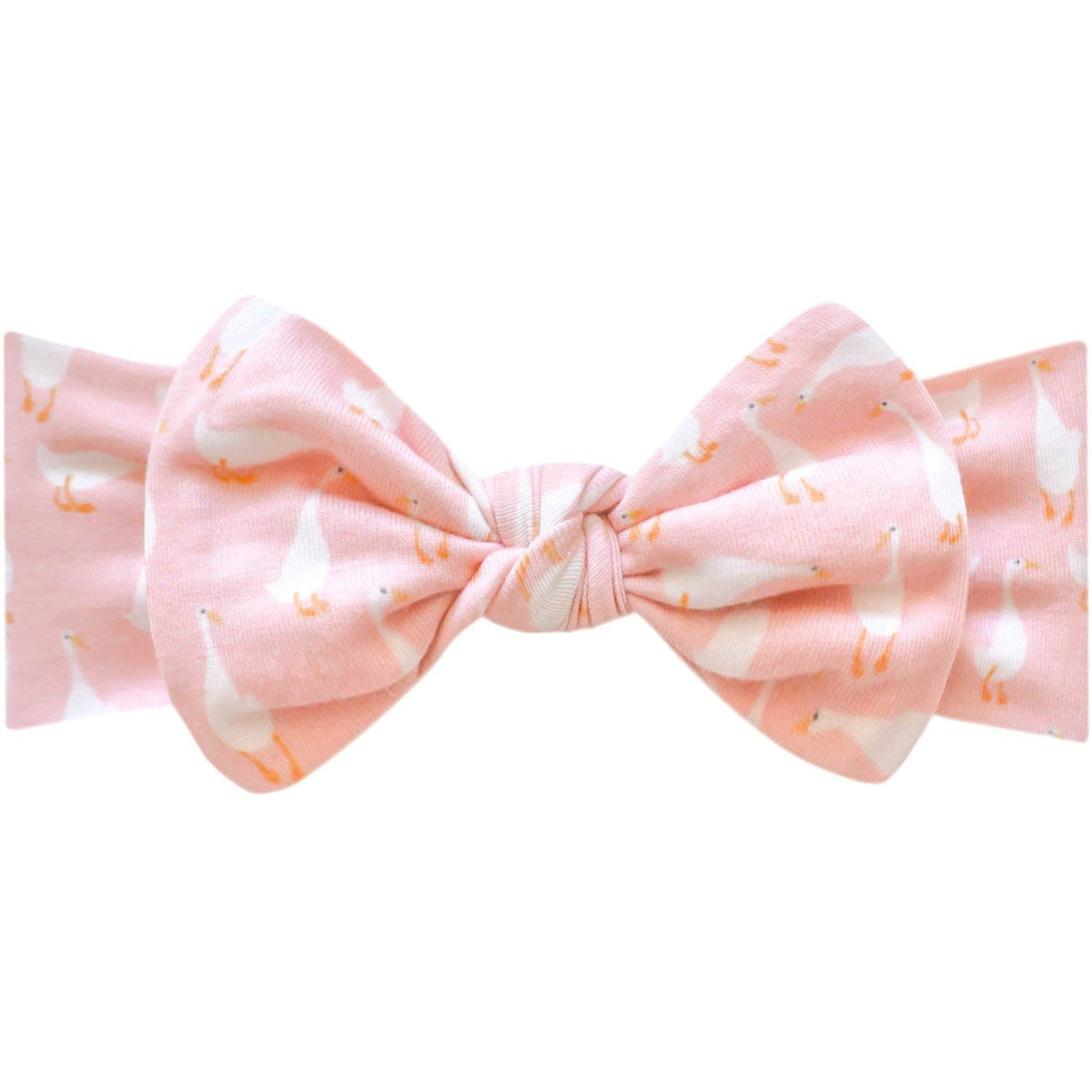 Copper Pearl Knit Headband Bow | Goosie