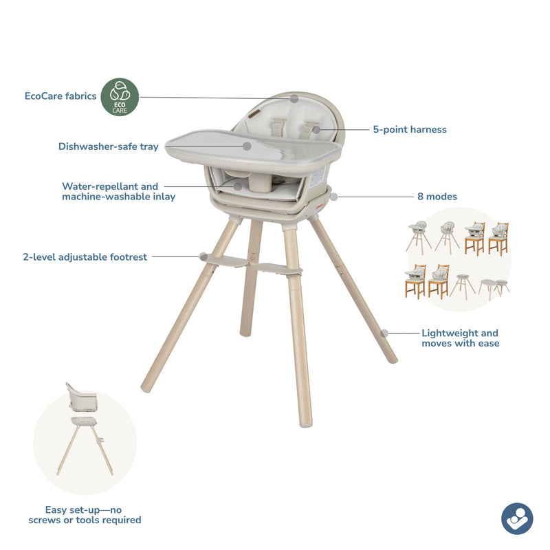 Load image into Gallery viewer, Maxi-Cosi Moa 8-in-1 High Chair
